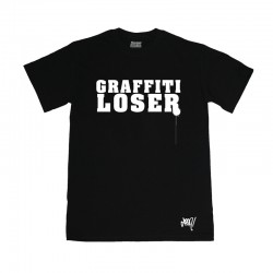 GRAFFITI LOSER / BLACK T-SHIRT