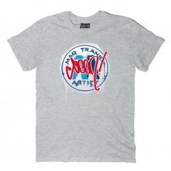 M.T.A LOGO RED / GREY T-SHIRT