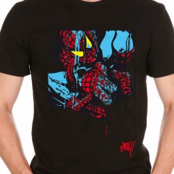 SPIDERMAN / BLACK T-SHIRT