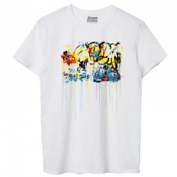 WALL PAINT WHITE T-SHIRT